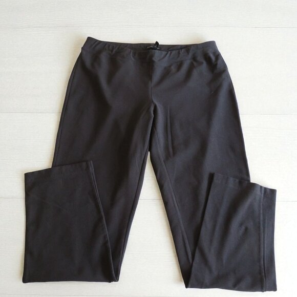 Eileen Fisher Stretch Crepe Pants - Dark Gray - Size Medium - Pre-owned (GC) - Picture 1 of 7